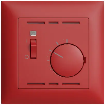 Termostato ambiente INC EDIZIOdue berry, con interrutore 