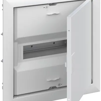 Distributore INC ABB UK612N2 1 fila 12UM con porta, bianco 