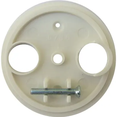 Disco frontale CC TV/R bianco 