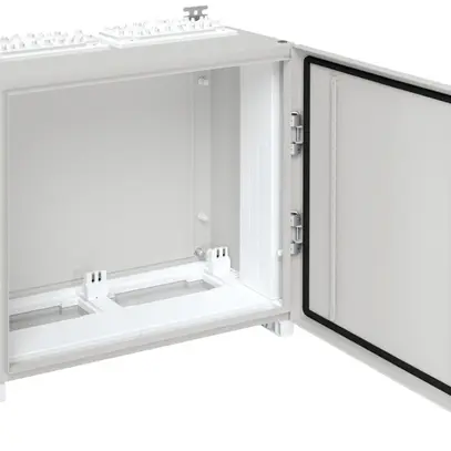 Armadio murale Hager univers con porta piena CP I IP55 500×550×275mm RAL 7035 