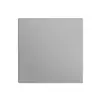 Plaque frontale EDIZIOdue silver 60×60mm pour obturateur 