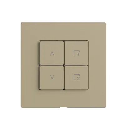 Commande pour interrupteur stores 1c scène/4t Edue Wiser sand 