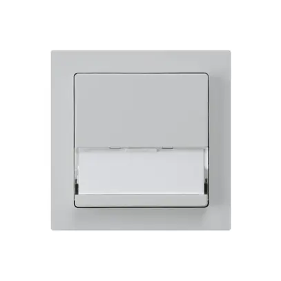 Kit frontal kallysto 60×60 gris clair pour contact de sonnerie 