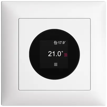 Thermostat d'ambiance ENC EDIZIOdue 230VAC 4…30°C 88×88mm blanc 