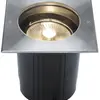 EB-Bodenleuchte SLV DASAR, GU10 75W eckig IP67 Edelstahl 