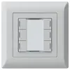 Tasto INC kallysto.line KNX 6×grigio chiaro LED RGB s/e-link 