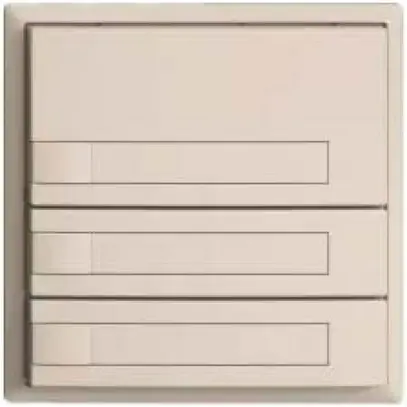 Poussoir KNX RGB EDUE, 250mW, s.LED, a.insert papier, 3×poussoir, 1×touche crema 