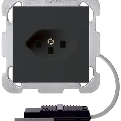 Presa INS T23 kallysto nero adatt. cavo rotond.5P L2&scato.G2704 