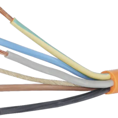 Câble EPR-PUR 5×6mm² 3LNPE orange Une longueur