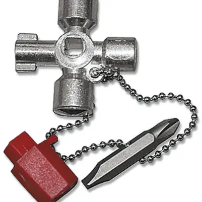Chiave per armadio elettrico con bits metalliche Mini 