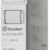 Relè di comando AMD Finder 22.22, 2Ch 20A/12VDC AgSnO2 115Ω 1.25W, 1UM 