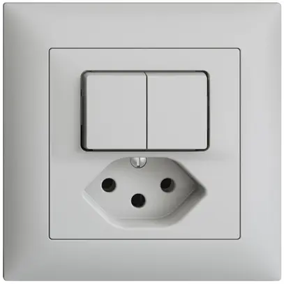 Combinaison ENC 1/3+3/1P+T13 EDIZIOdue gris clair 