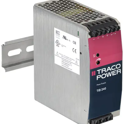 Alimentation à découpage INC Traco TIB 240-124, 240W 10A 24VDC 48×124.2×118.6mm 