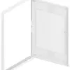 Porte media avec cadre SE Pragma Pragma blanc pour 2parts/6rangées 