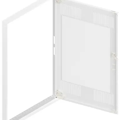 Porta media con cornice SE Pragma bianco per 2parte/6file 