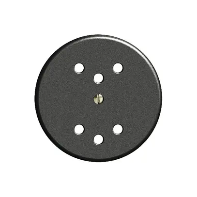 Kit frontal FH pour prise 2×T12 noir 