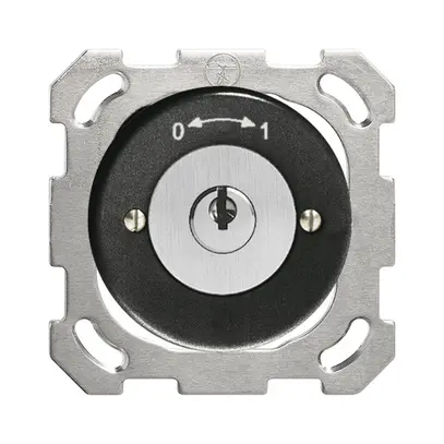 Contact pivotant ENC 0<-->1 noir avec serrure de sûreté 