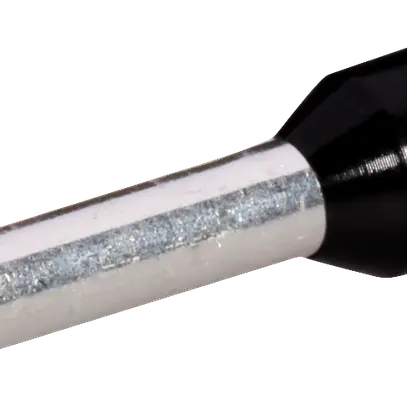 Aderendhülse Ferratec DIN isoliert 1.5mm²/10mm schwarz 