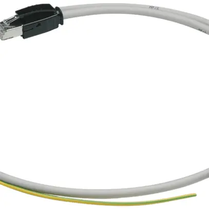Cavo Modbus Hager HTG471H 1m con RJ45-RJ45 e cavo di collegamento a terra 