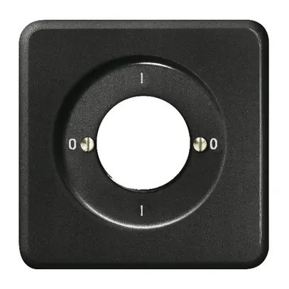 Kit frontal ENC 0-1-0-1 noir pour interrupteur rotatif à clé 