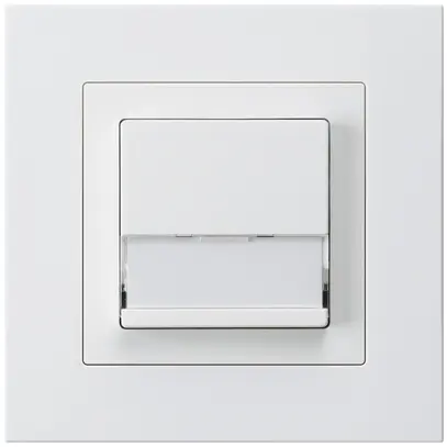 Poussoir de sonnerie ENC avec porte-étiquette A/1L kallysto.pro blanc 