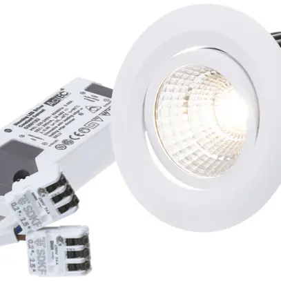 Spot LED INC Move 10.5W 230V 960lm 3000K trou Ø68mm blanc 38° 