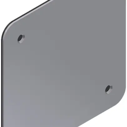 Couvercle étanche Quox 130×130mm acier chromé poncé IP54 