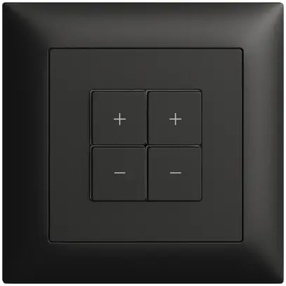 Kit recouvrement pour variateur ENC 2c/4t Edue Wiser noir 