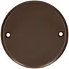 Rosace de plafond MH 2×trous de fixation Ø83×21mm brun 
