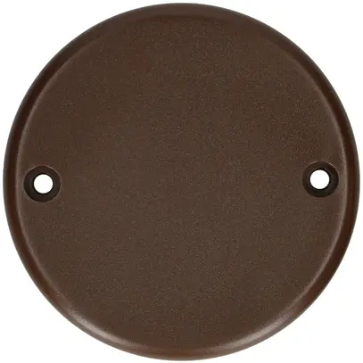 Rosace de plafond MH 2×trous de fixation Ø83×21mm brun 