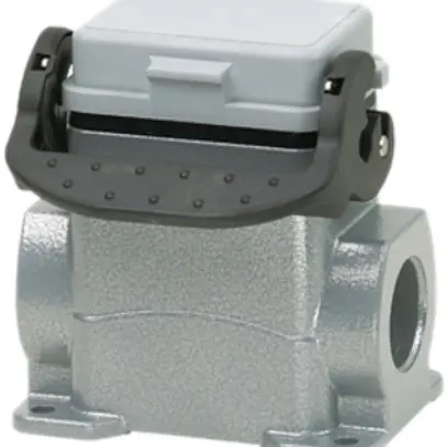 Boîtier d'embase Walther PROCON P711606MS, raccord 1×M20, couvercle, H=53mm, Al 