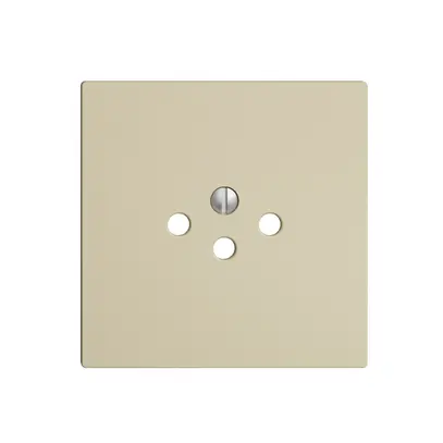 Placca frontale EDIZIOdue T12 vanille per presa 