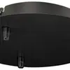 Rosace de plafond SLV 3 sorties, Ø220×54mm avec décharge de traction noir 