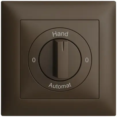 Kit frontale 0-Hand-0-Automat EDIZIOdue 88×88mm coffee 