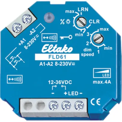 Actionneur RF EB PWM-LED Eltako FLD61 