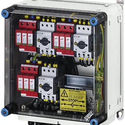 PV Kasten ENYSUN Mi PV 2263 mit MC4-Stecker 3×Überspannungsableiter+Freischalter 