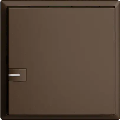 Pulsante INC KNX 1×EDIZIOdue coffee RGB con LED 