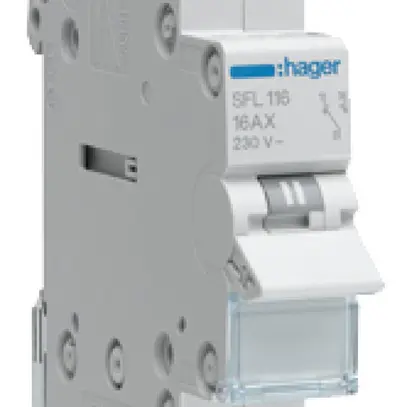 Invertitore AMD Hager SFL 25A 230V 0 chiusura 0 apertura 1 invertitore 1UM 