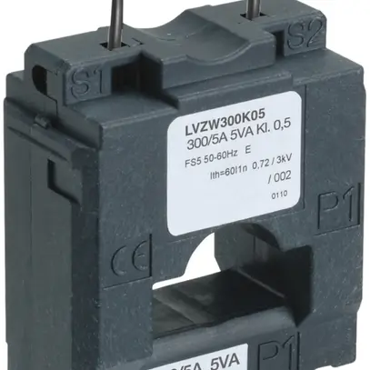 Transformateur de courant Hager 1P weber.vertigroup DIN1…3 300/5A 2.5VA cl.0.5 