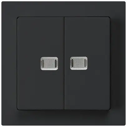 Kit frontale kallysto nero con 2 lenti 60×60mm 