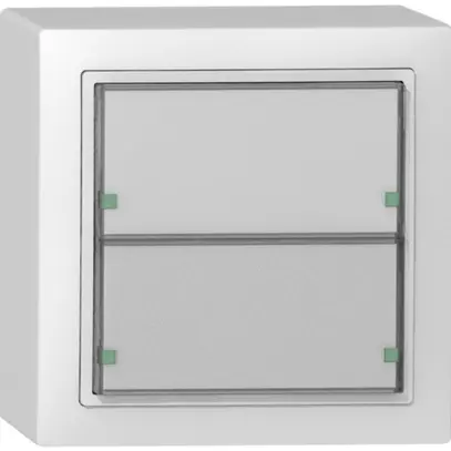 Sensore pulsante AP SIDUS KNX 2/4, bianco 