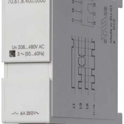 Relè sorveglianza rete AMD 3L 208…480VAC 1C 6A 