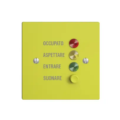 Station de porte EDIZIOdue lemon pour signaux d'appel 