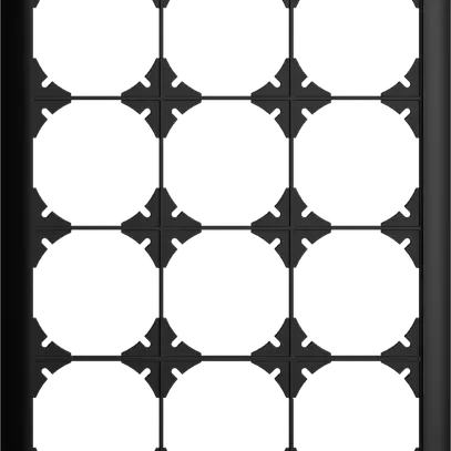 UP-Kopfzeile EDIZIOdue 4×3 schwarz 