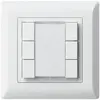 Pulsante multifunzionale AP kallysto.line KNX RF 6× bianco 