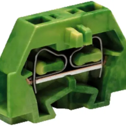 Morsetto WAGO 2L 1.5mm² verde/giallo 