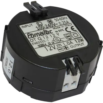 Alimentazione INS Comatec OTQ, IN: 230VAC, OUT: 24VDC/12W, morsetti a molla 