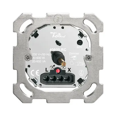 Inserto regolatore FH 20…600W illuminabile ritardo fase discendente 