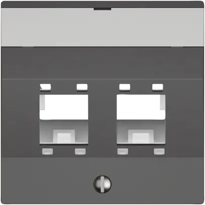 Kit de montage EDIZIO.liv SNAPFIX® pour freenet cat.5e/6 adaptateur 2× grf 