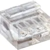 Morsetto di connessione WAGO MICRO per filo 4×0.4…0.5mm trasparente 